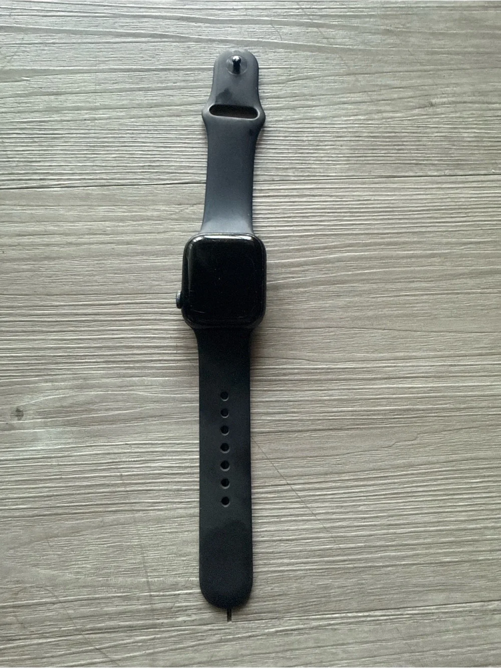 Black Apple Watch Series 8 41 mm small wrist band